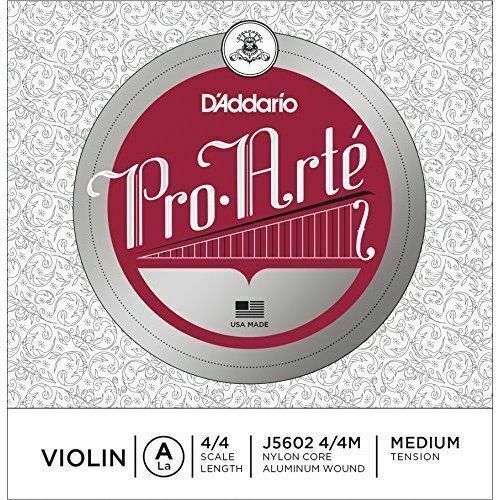 Cuerdas J5602 4/4M para Violín D'Addario Pro Arté Medium