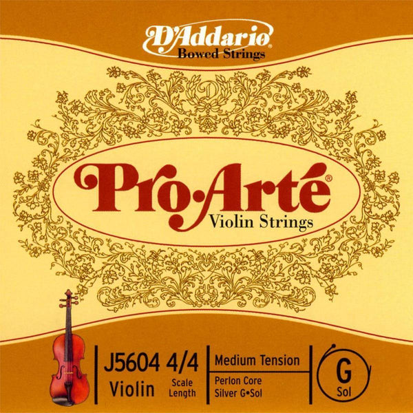 Cuerdas J5604 4/4M D'Addario Pro Arté para Violin 4/4 M