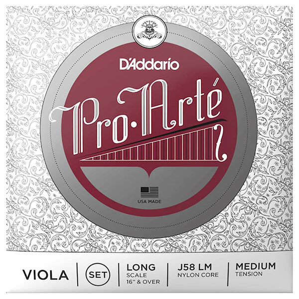Cuerdas para Viola J58LM D'Addario Pro Arté (Viola Set Long Mediu