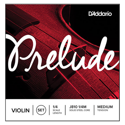 Cuerdas J810-1/4M para Violín D'Addario Prelude