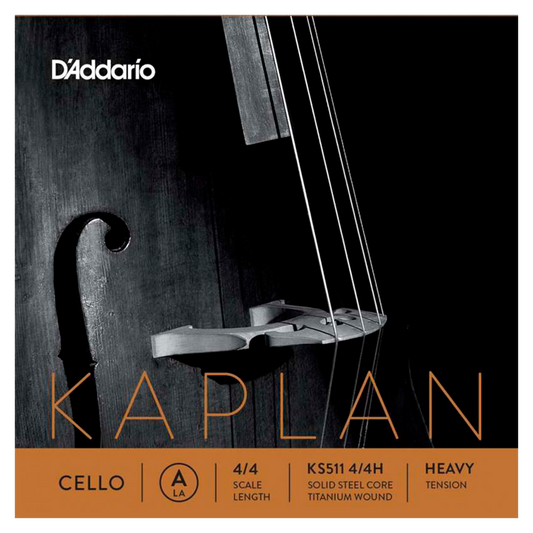 Cuerda Suelta KS511-4/4 para Cello D'Addario (Kaplan LA)
