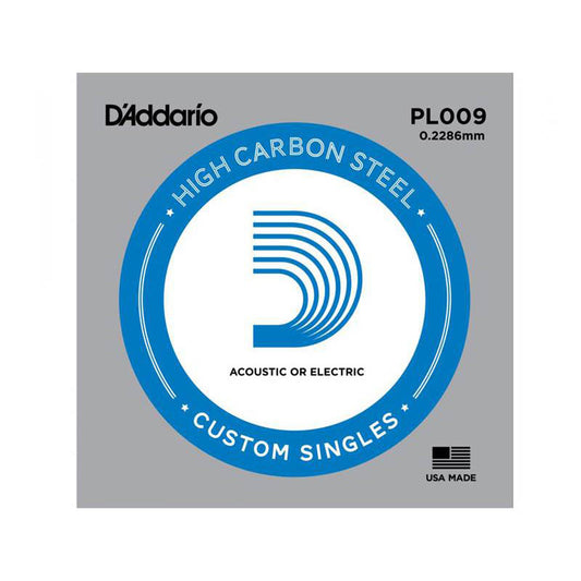 Cuerda Suelta PL009 para Guitarra Eléctrica o Acústica D'Addario