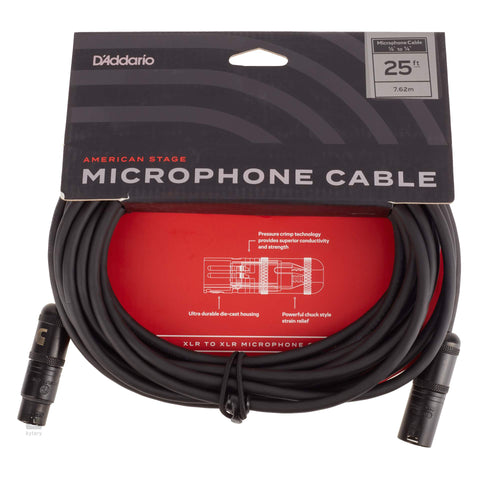 Cable para Micrófono PW-AMSM-25 D'Addario