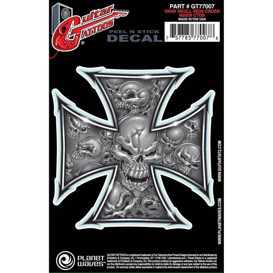 Tattoo para Guitarra Cruz Hierro Gris PW-GT77007 D'Addario