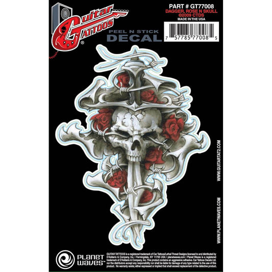 Tattoo para Guitarra Caravela Rosas PW-GT77008 D'Addario