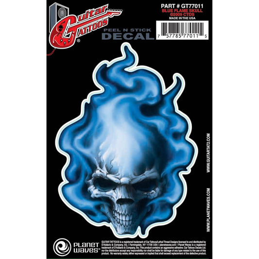 Tattoo para Guitarra Cráneo Azul PW-GT77011 D'Addario