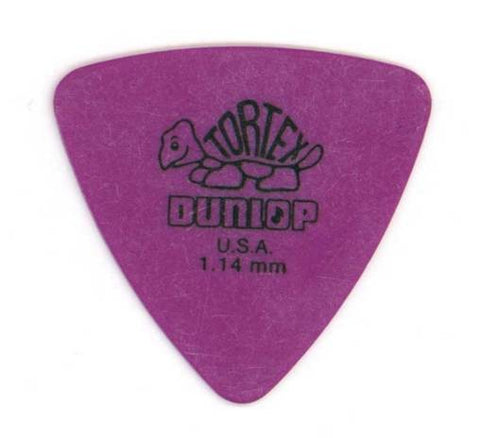 Uñetas Dunlop 431P1.14MM Tortex Triangule Morado