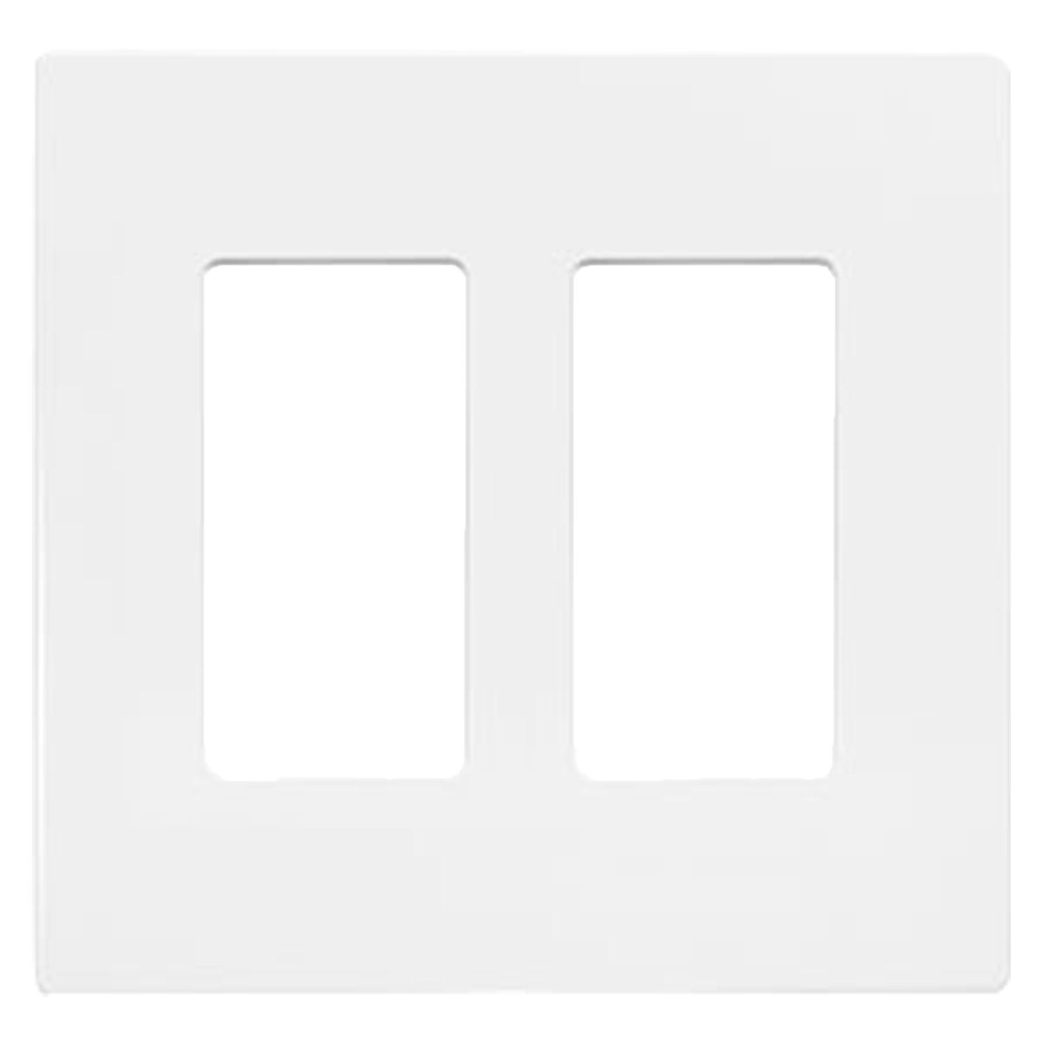 Tapa Plástica Doble Horizontal Decor Eagle 2152W Blanca