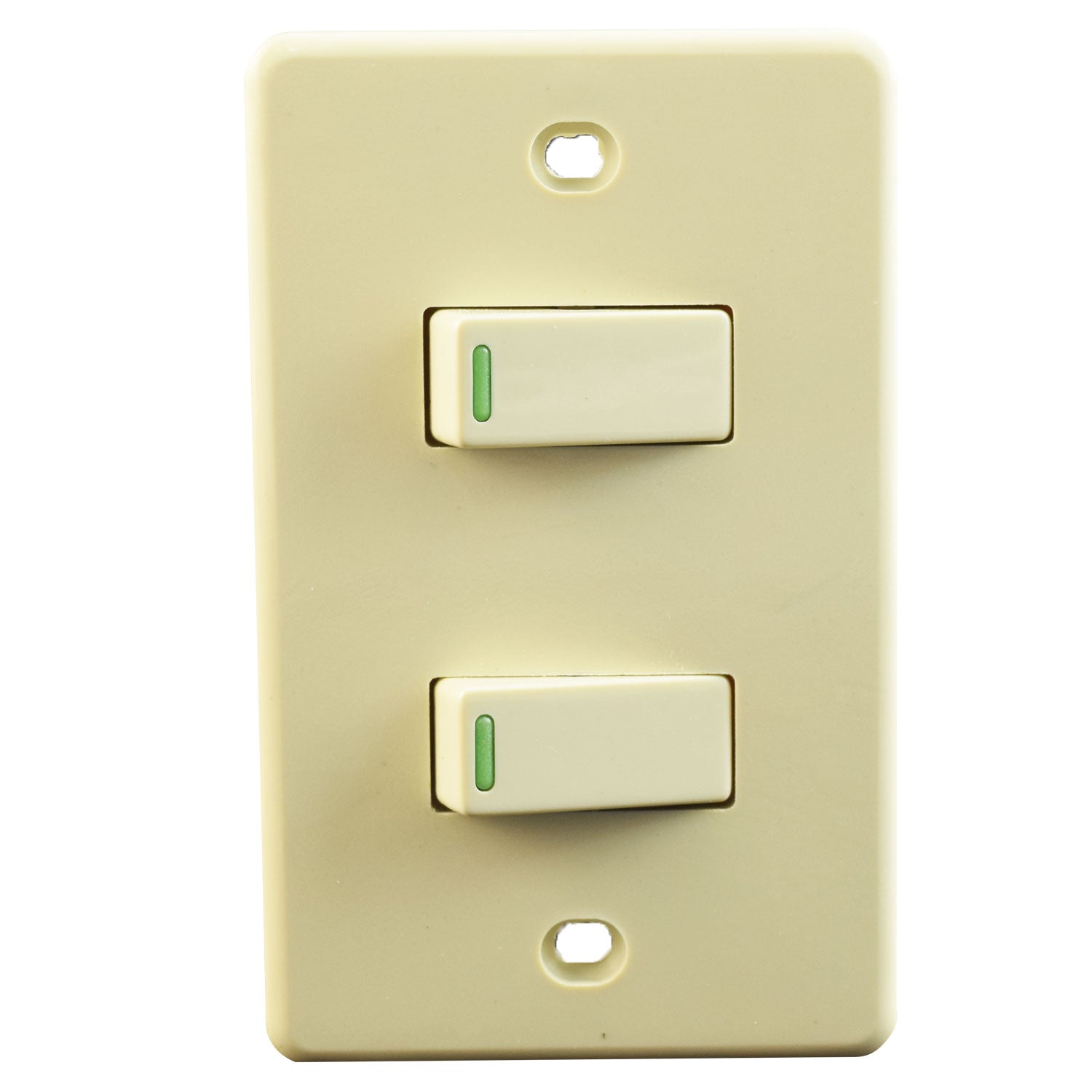 Interruptor Doble Eterna Eagle 2260 15A Ivory