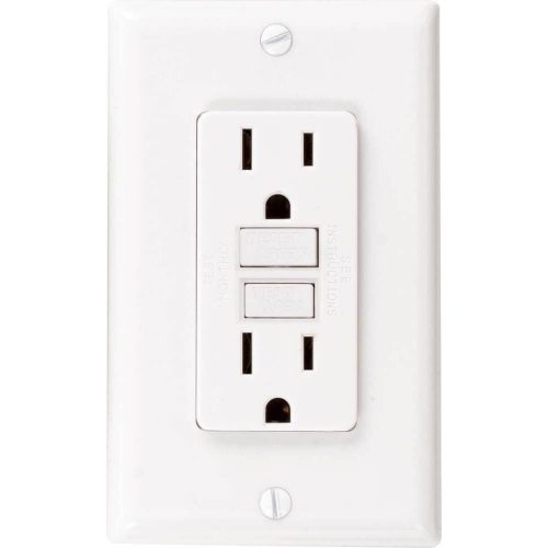Toma Doble 20A GFCI Eagle GF20W Blanco