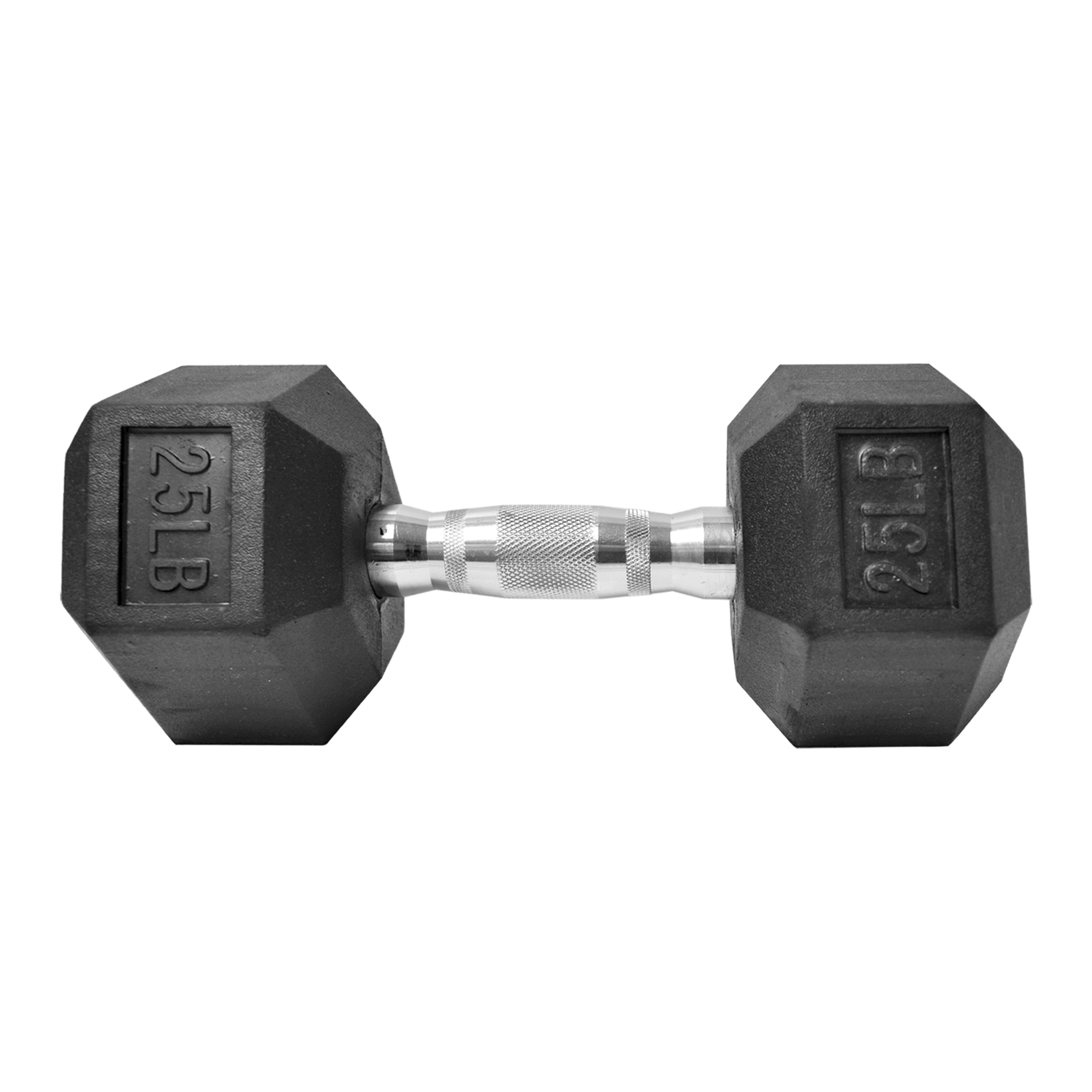 Mancuernas Hexagonales DB6101 Fortis (POR UNIDAD) 25 lbs Negro