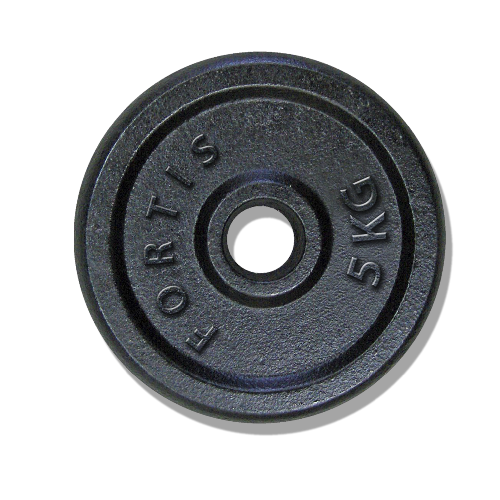 Disco de Hierro 5KG Fortis PL01