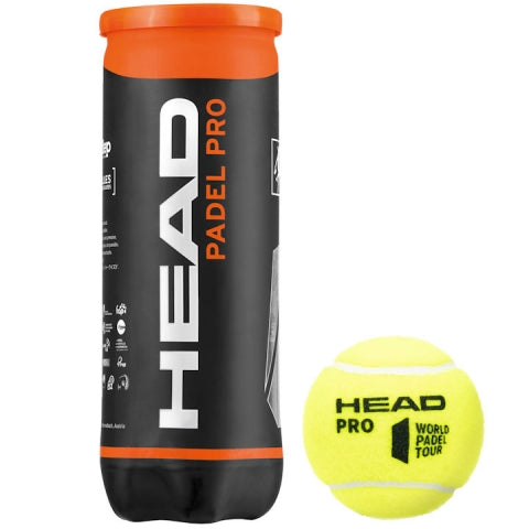 Bola de Pádel Pro 575613 Head (3 UN/LATA)