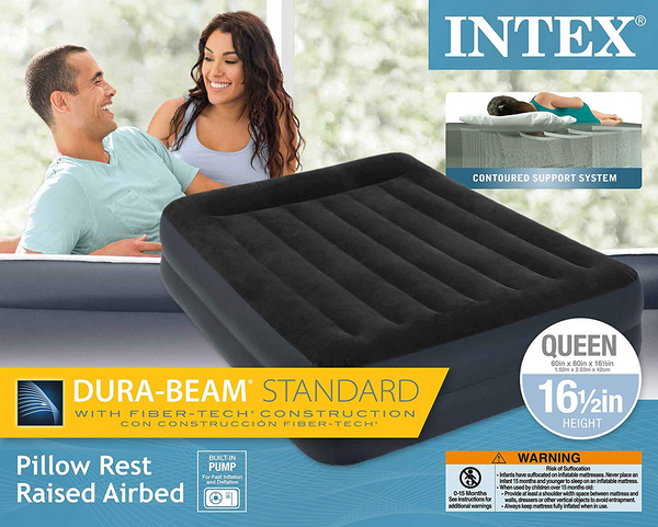 Colchón Queen Intex 64123 Dura Beam Pillow Rest