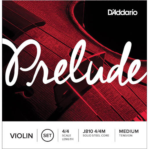 Cuerdas J810-4/4M D'Addario Prelude para Violín