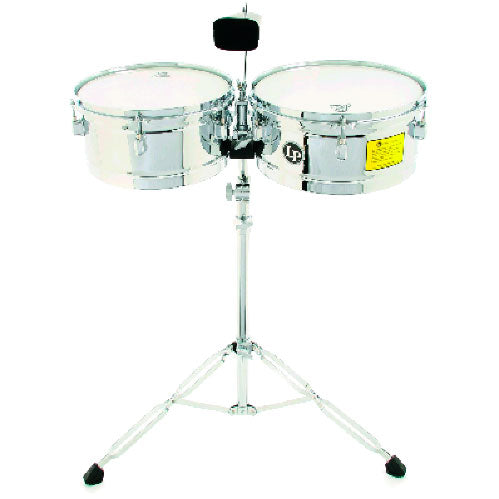 Timbales Aspire LPA256 Latin Percussion Plateado