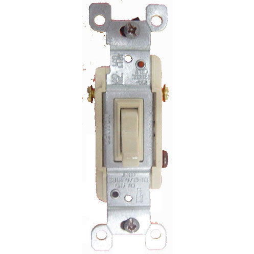 INTERRUPTOR SENC 15A 120V 3WAY BLANCO