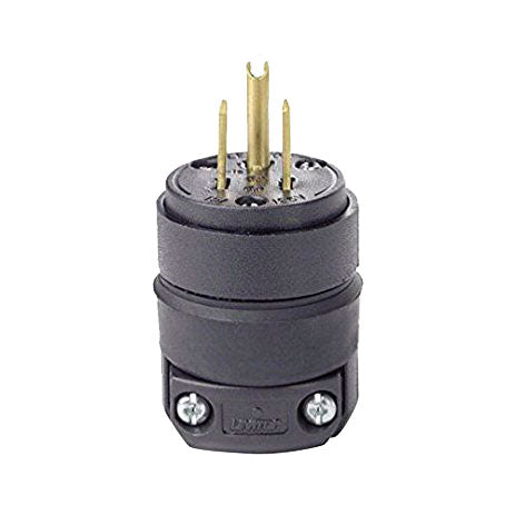 ENCHUFE 15A 125V NEMA 5-15P CAUCHO NEG