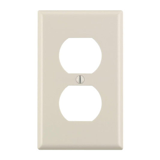 Tapa Toma Doble Leviton 78003 Almendra Claro