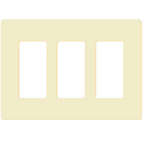 Tapa Plástica Decora 3 Gang Plus Leviton 80311-SI Ivory
