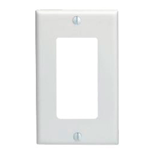 TAPA DECORA 1 GANG C/TORNILLO  BLANCO