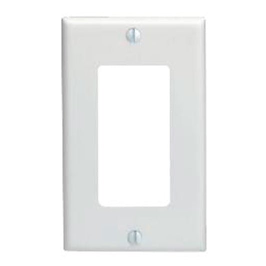 TAPA DECORA 1 GANG C/TORNILLO  BLANCO