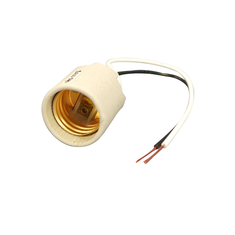Socket de Porcelana E-27 Leviton 8063 Ivory
