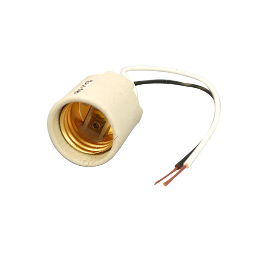 Socket de Porcelana E-27 Leviton 8063 Ivory