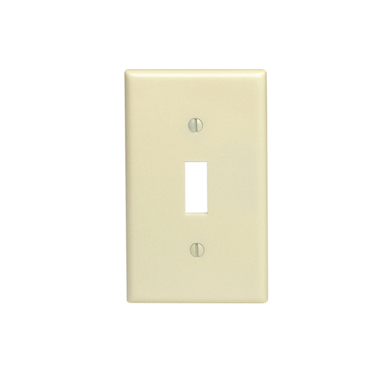 Tapa Sencilla de Interruptor Leviton 86001-000 Ivory