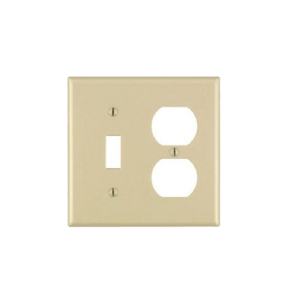 Tapa Interruptor y Toma Doble 4x4 - LEV-86005