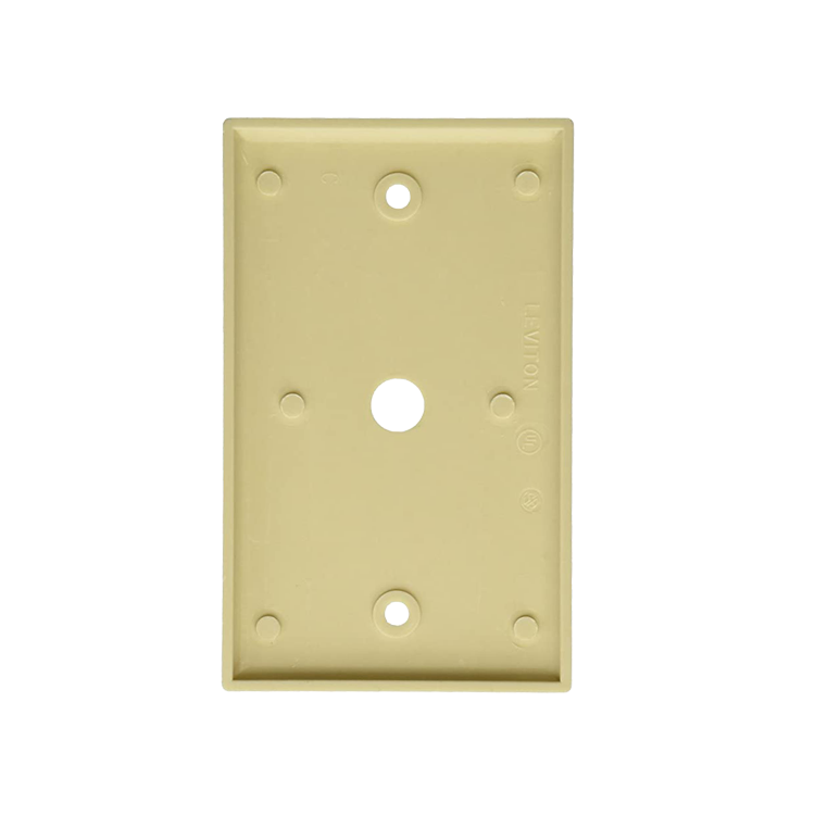 Tapa Plástica de Teléfono Leviton 86013 Ivory
