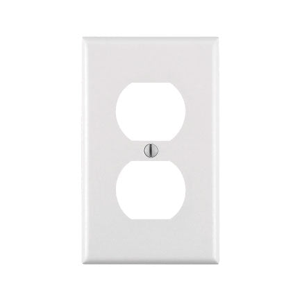 Tapa Plástica Toma Doble 2x4 Blanca - LEV-88003-000