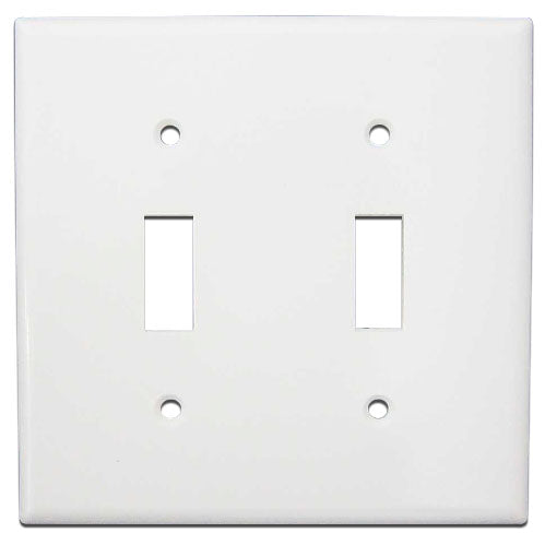 Tapa Interruptor 2 Gang Leviton 88009 Blanca