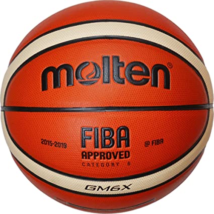 Balón Basket #6 Molten BGM6X Cuero Sintético (FIBA Approved)