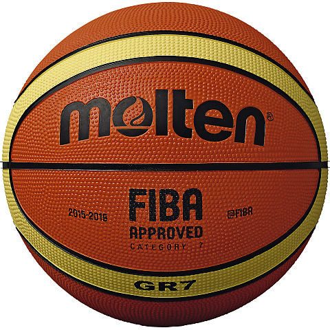 Balón Basket #7 Molten BGR7-YBW Caucho Naranja