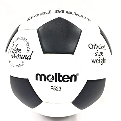 Balón Fútbol #5 Molten Goal Maker F523BK Negro/Blanco