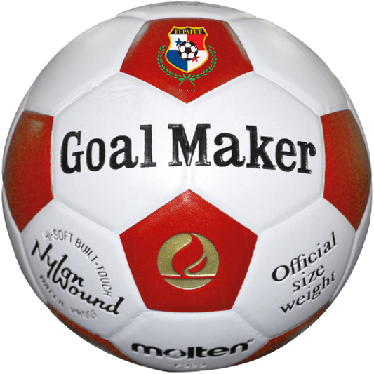 Balón Fútbol #5 Molten Goal Maker F523RD Rojo/Blanco