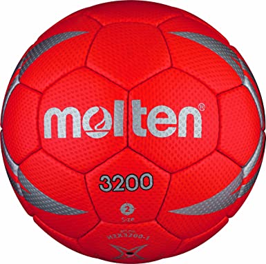 Balón Balonmano #2 Molten H2X3200 Rojo/Plateado