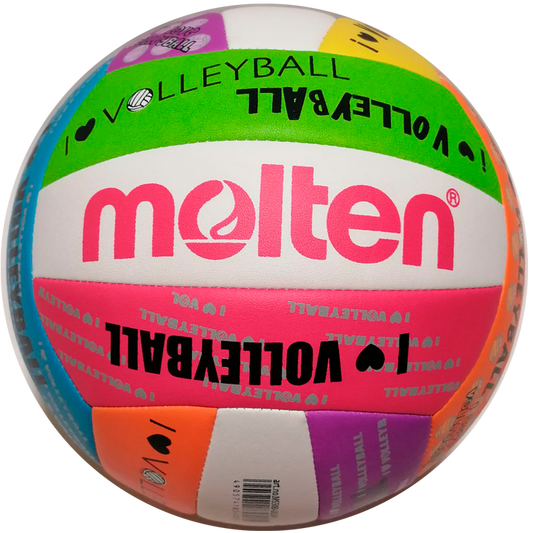 Balón Voleibol #5 Molten ULOVE Cosido Neón