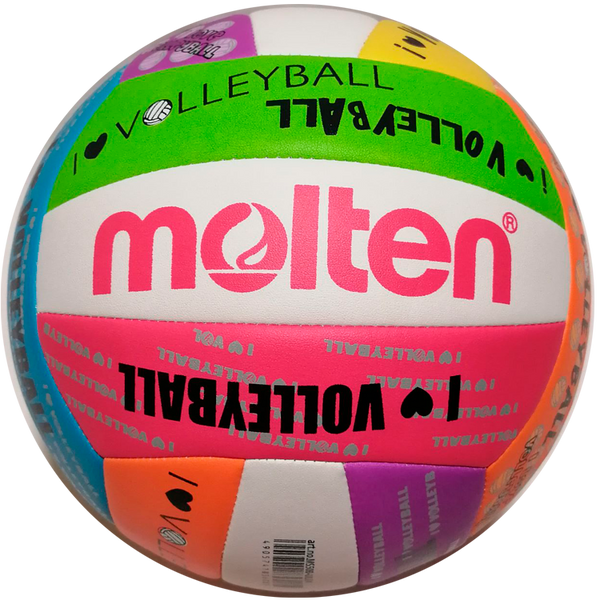 Balón Voleibol #5 Molten ULOVE MS500-ULUV Cosido Neón