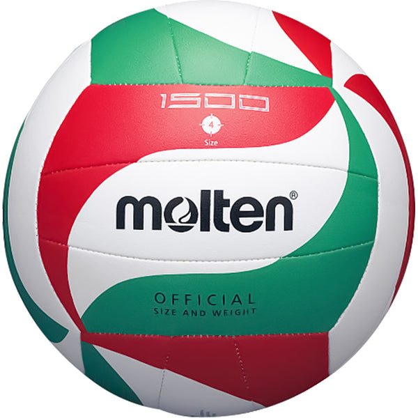 Balón Voleibol #4 Molten Flistatec V4M1500 Cuero Sintético Cosido