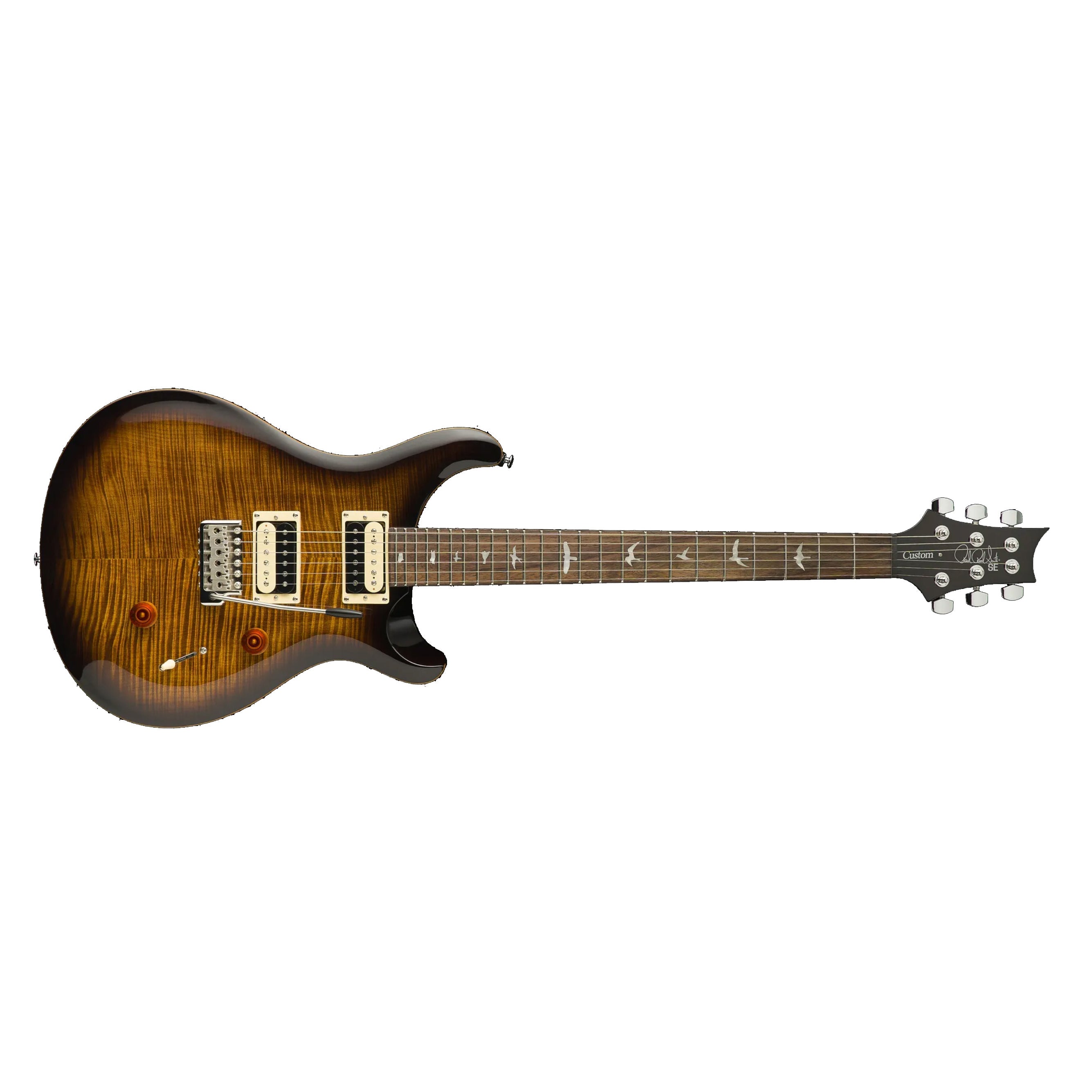 Guitarra Eléctrica PRS SE Custom 24 Blk Gold Burst