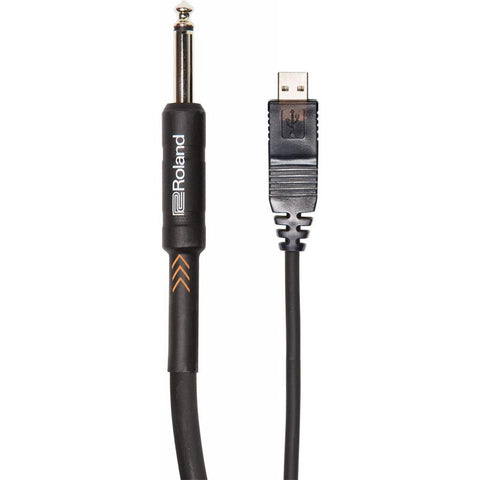 Cable USB RCC-10US-14 1/4 Roland Negro