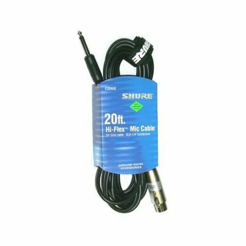 Cable Shure C20-AHZ 1/4' XLR