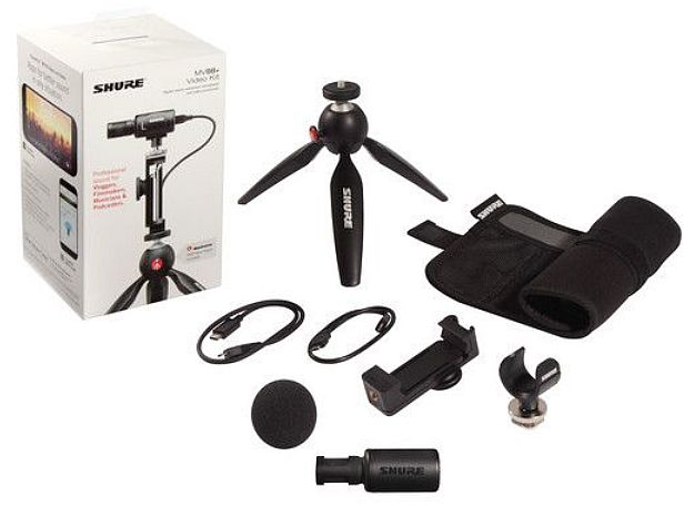 Micrófono Motiv Serie MV88+DIG+VIDKIT Shure
