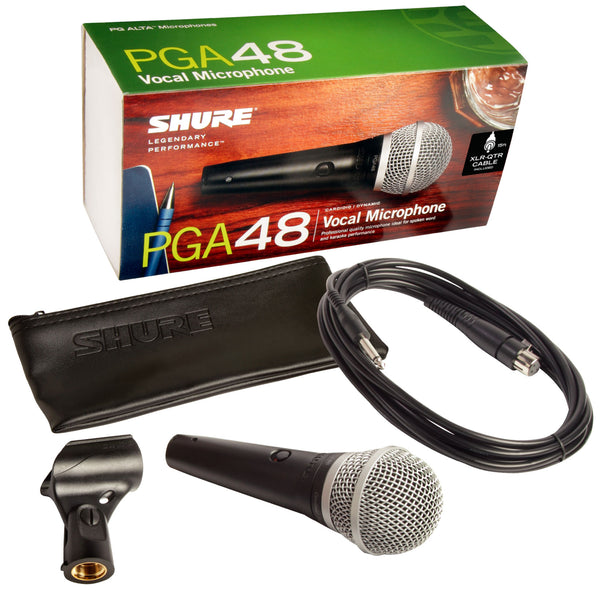 Micrófono para Voz Semi Pro PGA48-QTR Shure