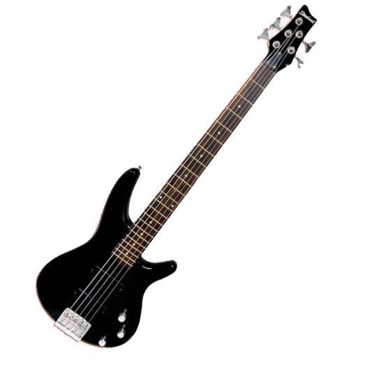 Bajo Eléctrico 5 Cuerdas Pasivo IBP-BLK Stardust Negro