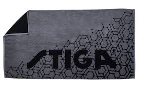 Toalla Hexagon Medium Stiga Gris Oscuro