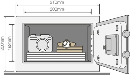 Caja Fuerte Yale YSV-200-DB1 Chica