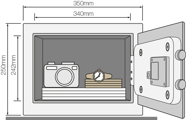 Caja Fuerte Yale YSV-250-DB1 Mediana